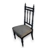 Napoleon III chair, black wood, from  Moinat SA  - Antiques and home décor