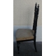Chaise Napoléon III, bois noir