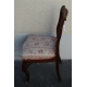 Chaise Louis-Philippe en acajou