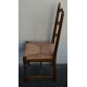 Chaise style Louis XIII paillée