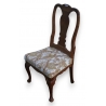 Chaise Queen Anne en acajou