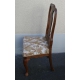 Chaise Queen Anne en acajou