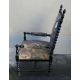 Fauteuil Napoléon III sur roulettes