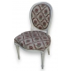 Chaise style Louis XVI laquée