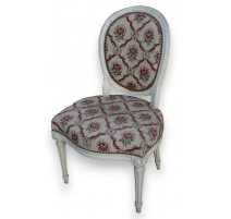 Chaise style Louis XVI laquée