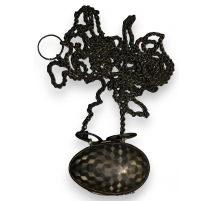 Pendentif oeuf en laiton