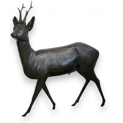 Chevreuil en bronze de Charles REUSSNER
