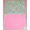 Vintage green sheepskin desk pad featuring ‘Moinat SA’ – Antiques and home décor