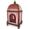 Mahogany cat bed covered by Moinat SA – Antiques and home décor