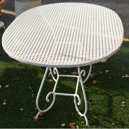  Table en fer forgé de fabrication sur  Moinat SA  - Antiquités décoration