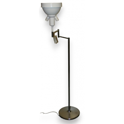  Lampadaire chromé électrifié sur  Moinat SA  - Antiquités décoration