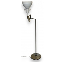 Lampadaire chromé électrifié
