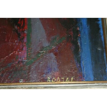 Paintings | Oil on canvas portrait ‘Young Woman’ by Moinat SA  – Antiques and home décor