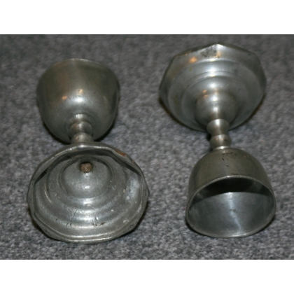 Pair of pewter stemmed bowls from  Moinat SA  - Antiques and home décor
