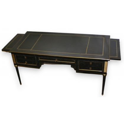 Black Louis XVI-style desk from Moinat SA – Antiques and home décor