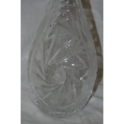 "Star"-cut crystal decanter from Moinat SA – Antiques and home décor