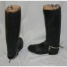 Pair of black leather boots from  Moinat SA  - Antiques and home décor