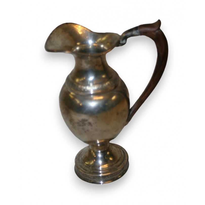 Pot à lait en métal argenté