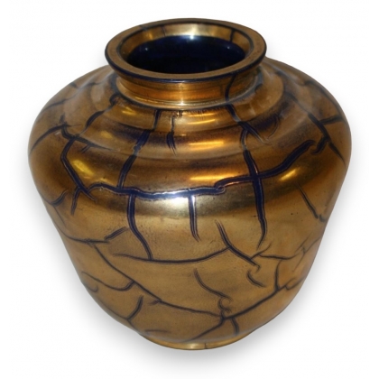  Vase en verre doré de la verrerie de sur  Moinat SA  - Antiquités décoration