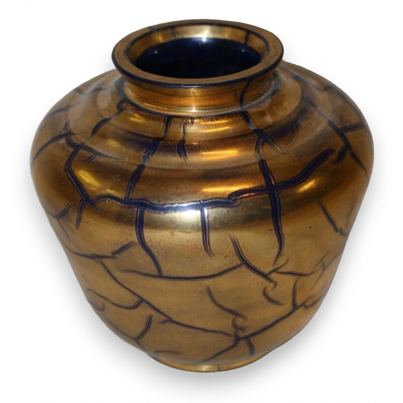  Vase en verre doré de la verrerie de sur  Moinat SA  - Antiquités décoration