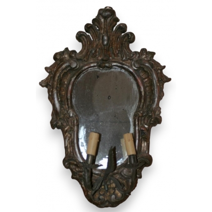  Applique miroir à 2 lumières italienne sur  Moinat SA  - Antiquités décoration