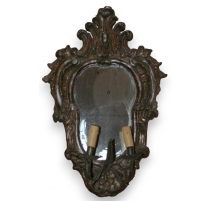 Applique miroir à 2 lumières italienne