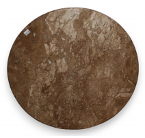Plateau en marbre brun