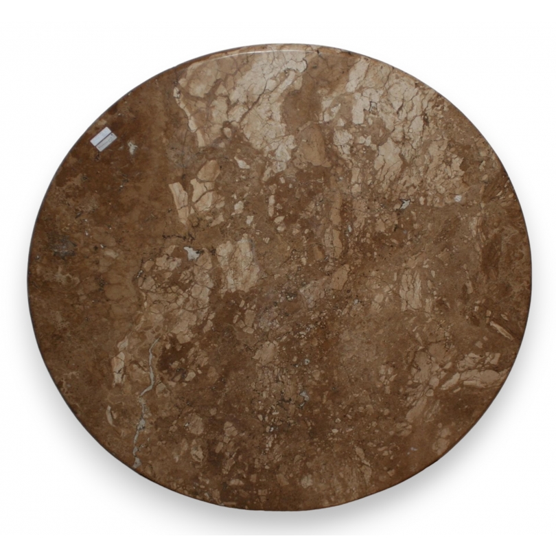 Plateau en marbre brun
