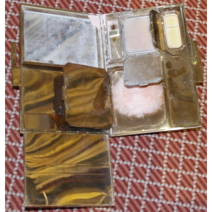 Art Deco brass make-up box from Moinat SA – Antiques and home décor