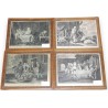 Set of 4 engravings, ‘The Prodigal Son’, by Moinat SA – Antiques and decorative items – Engravings, lithographs