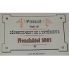 Engraving: ‘The coats of arms of the communes around Moinat SA’ – Antiques and decorative items – Engravings, lithographs