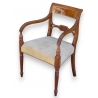 Fauteuil dos à barreaux.