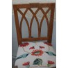 Paire de chaises Directoire recouvertes
