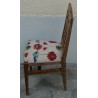 Paire de chaises Directoire recouvertes