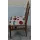 Paire de chaises Directoire recouvertes