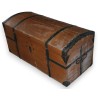 Firwood chest with wrought-iron trim at  Moinat SA  - Antiques and home décor