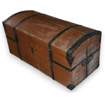 Safe fir encased in wrought iron