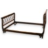 Directoire-style bed with latticework at Moinat SA – Antiques and home décor