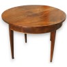  Table demi-lune Directoire en noyer sur  Moinat SA  - Antiquités décoration