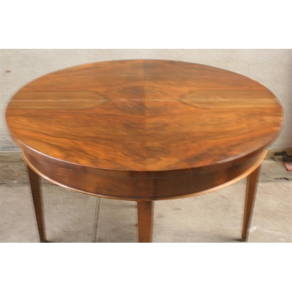  Table demi-lune Directoire en noyer sur  Moinat SA  - Antiquités décoration