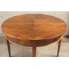  Table demi-lune Directoire en noyer sur  Moinat SA  - Antiquités décoration