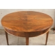 Table demi-lune Directoire en noyer