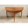  Table demi-lune Directoire en noyer sur  Moinat SA  - Antiquités décoration