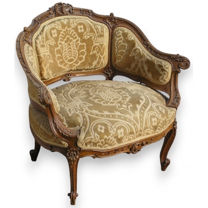 Fauteuil Napoléon III Gondole richement