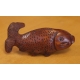 Netsuke en bois "Poisson" Chine