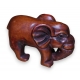 Netsuke en bois "Éléphant" Chine