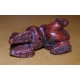 Netsuke en bois "Chien de Fö" Chine