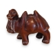 Netsuke en bois "Chameau" Chine