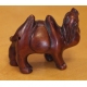 Netsuke en bois "Chameau" Chine