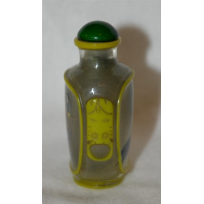 Painted glass snuff bottle by Moinat SA – Antiques and home décor